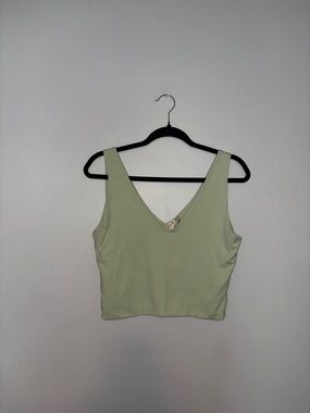 Retrod ~ Green Cropped TankTop